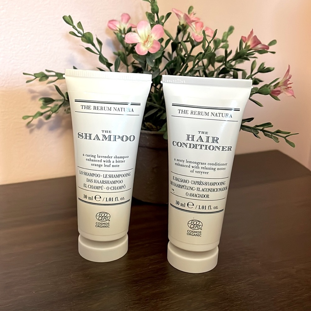 The Rerum Natura Travel Hair Care Duo
